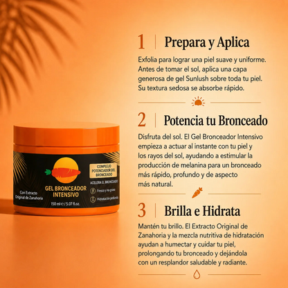 Gel bronceador intensivo GlowVera
